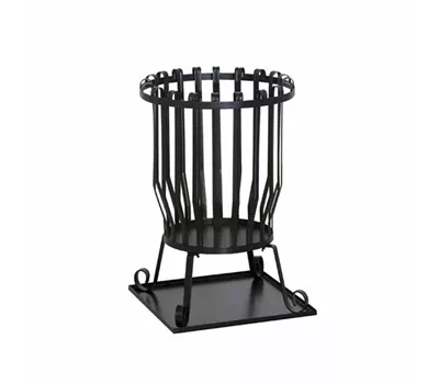 Siena Garden Feuerkorb Druma, Ø 43x63cm schwarz Stahl Siena Garden Feuerkorb Druma, Ø 43x63cm schwarz Stahl