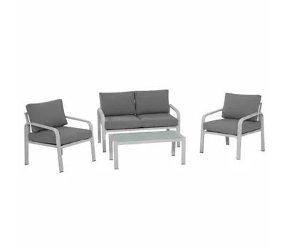 Siena Garden Dalia Sofagruppe 4-teilig Aluminium/Ranotex®-Gewebe Siena Garden Dalia Sofagruppe 4-teilig Aluminium/Ranotex®-Gewebe