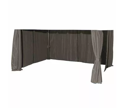 Siena Garden Dubai Seitenteile ohne Fenster 3 x 4 m grau Siena Garden Dubai Seitenteile ohne Fenster 3 x 4 m grau