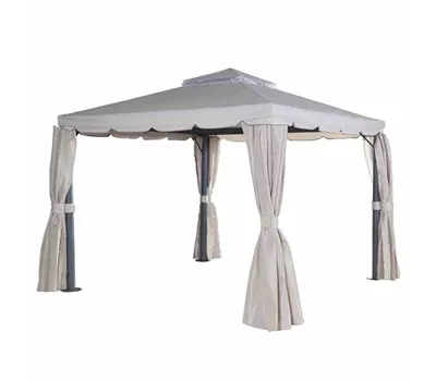Siena Garden Dubai Alu-Pavillon 3x3m anthrazit/natur Siena Garden Dubai Alu-Pavillon 3x3m anthrazit/natur