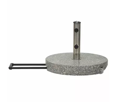 Siena Garden Granitständer Trolley 40kg 50x50x7,5cm Granit Siena Garden Granitständer Trolley 40kg 50x50x7,5cm Granit