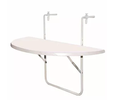 Alco Balkonhängetisch 100 x 50 cm weiß Alco Balkonhängetisch 100 x 50 cm weiß