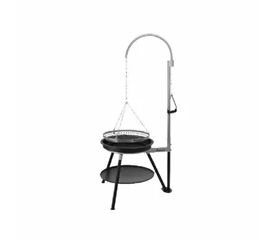 Landmann Schwenkgrill Geos Grillfläche 55 cm silber/schwarz Landmann Schwenkgrill Geos Grillfläche 55 cm silber/schwarz