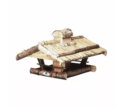 Futterhaus "Brandenburg" 58x53x32cm Birken-/Buchenholz Futterhaus "Brandenburg" 58x53x32cm Birken-/Buchenholz