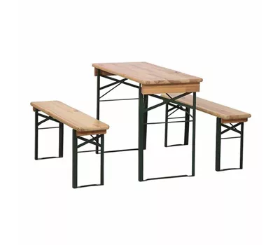 Festzeltgarnitur 3-teilig 110x50cm Festzeltgarnitur 3-teilig 110x50cm