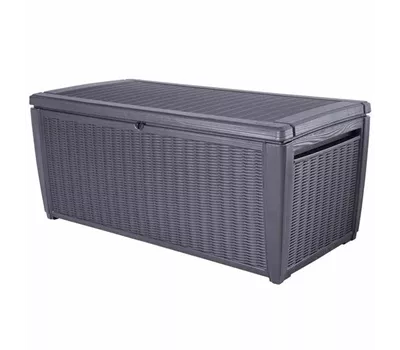 Keter Auflagenbox Sumatra 145x73x64 cm 511 L anthrazit Kunststoff Keter Auflagenbox Sumatra 145x73x64 cm 511 L anthrazit Kunststoff