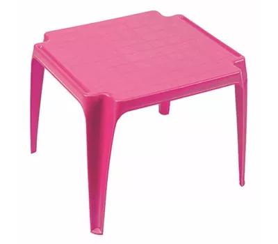 Progarden Kindertisch 50x50x44 pink Kunstoff Progarden Kindertisch 50x50x44 pink Kunstoff