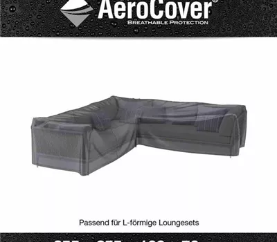 Aerocover Schutzhülle für Eck- Loungeset 255x255x100xH70 cm Aerocover Schutzhülle für Eck- Loungeset 255x255x100xH70 cm