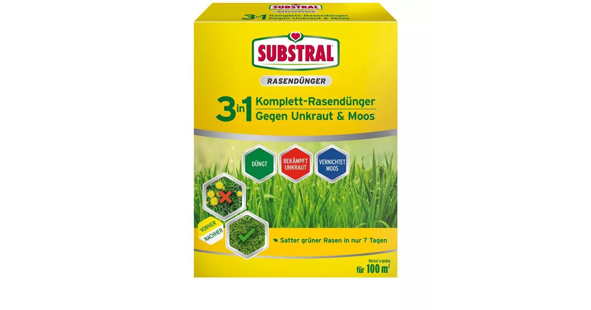 Substral 3in1 Komplettrasendnger
