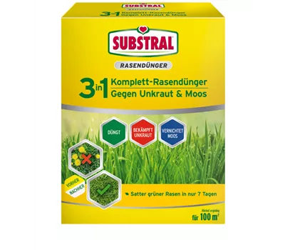 Substral 3in1 Komplettrasendünger Substral 3in1 Komplettrasendünger