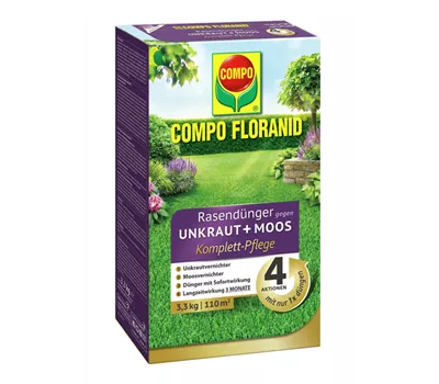Compo FLORANID Rasendünger gegen Unkraut+Moos Komplettpflege Compo FLORANID Rasendünger gegen Unkraut+Moos Komplettpflege
