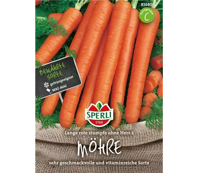 Möhre 'Lange, Rote, Stumpfe ohne Herz 2' Möhre 'Lange, Rote, Stumpfe ohne Herz 2'
