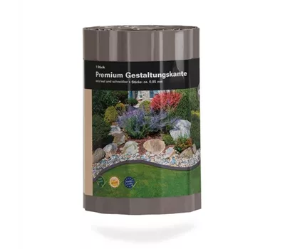 Gestaltungskante Premium taupe 20 cm x 6 lfm Gestaltungskante Premium taupe 20 cm x 6 lfm
