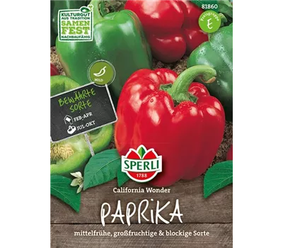 Paprika 'Californian Wonder' Paprika 'Californian Wonder'