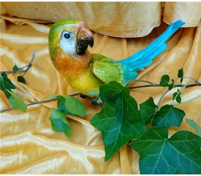 Dekoration Papagei Grün - Blau Dekoration Papagei Grün - Blau
