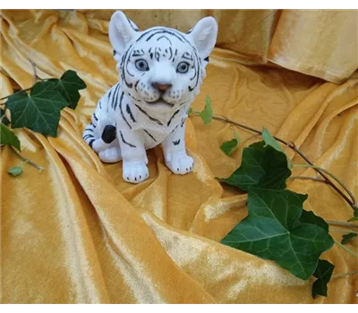 Dekoration Weißer Tiger (sitzend) Dekoration Weißer Tiger (sitzend)
