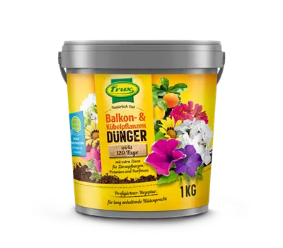 frux Balkon- & Kübelpflanzendünger (wirkt 120 Tage) frux Balkon- & Kübelpflanzendünger (wirkt 120 Tage)
